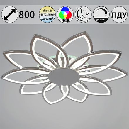 09877-0.3-10 CR (RGB) светильник потолочный