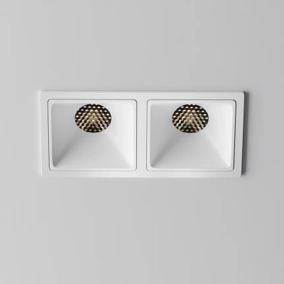 Встраиваемый светильник Альфа / Alfa LED 20 Вт 4000 К 50°, DL043-02-10W4K-SQ-W-1. TM Maytoni