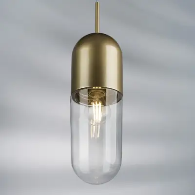 690013 Люстра RAMO 1х40W E27 ШАМПАНЬ/ПРОЗРАЧНЫЙ Lightstar