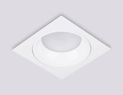 Светильник встраиваемый TN52341 SWH/GWH белый песок/белый глянец GX53 max 12W 115*115*25