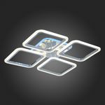 SLE200412-04 Светильник потолочный Хром/Белый LED 1*112W 3000-6000K