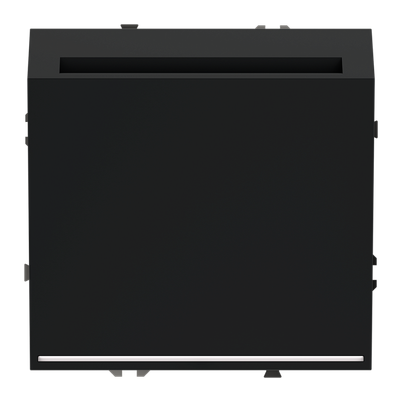 VLS010708 Выключатель встраиваемый VOLTUM S70 карточный 16А, (черный матовый). (ТМ Maytoni)