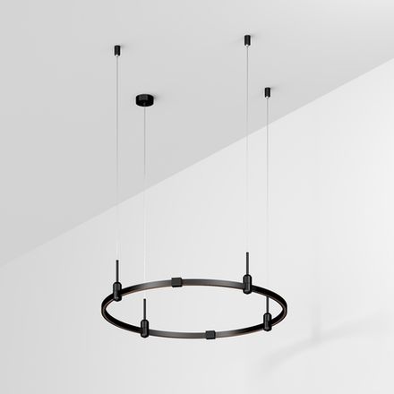 Основание ART-APRIORI-ROUND-HANG-R800 (BK) (Arlight, IP20 Металл, 3 года)