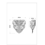 Настенный светильник ARTE LAMP KAPRI A4078AP-2GO, 2хE14