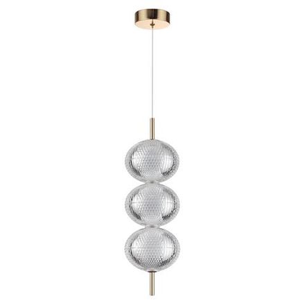 6577/18L LEDIO LN24 золото/прозрачный/металл/пластик Подвес LED 18W 220V CAPRICE