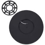 7660/40L MITRA LED SN 554 Светильник пластик/белый/черный LED 40Вт 3000/4000K D495 IP40 ALFA BLACK