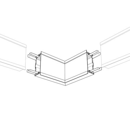 Угол S2-LINIA94-F-L90N внутренний (Arlight, Металл)