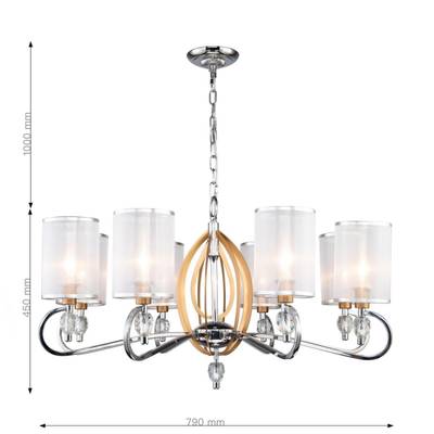 Подвесная люстра Stine 2705-8P. ТМ Favourite