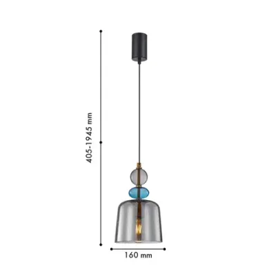 Подвес Vinglas 4342-1P, 1*E27*40W. ТМ F-Promo