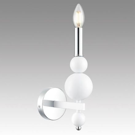 8260/1W MODERNI LN26 126 белый/хром, металл Бра E14 1*40W 220V NANA