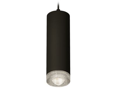 Комплект подвесного светильника с композитным хрусталем XP7456001 SBK/CL черный песок/прозрачный MR16 GU5.3 (A2311, C7456, N7191)