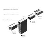 Профиль SL-LINE-3523-F-2500 BLACK (Arlight, Алюминий)