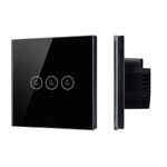 Выключатель сенсорный SWT-OMALI-S03-ZB-BK (250V, 10A, Zigbee) (Arlight, Стекло)