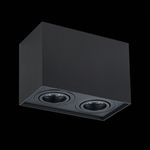 ST109.407.02 Светильник потолочный Мат. черный GU10 2*50W  L181xW100xH123 220V Без ламп