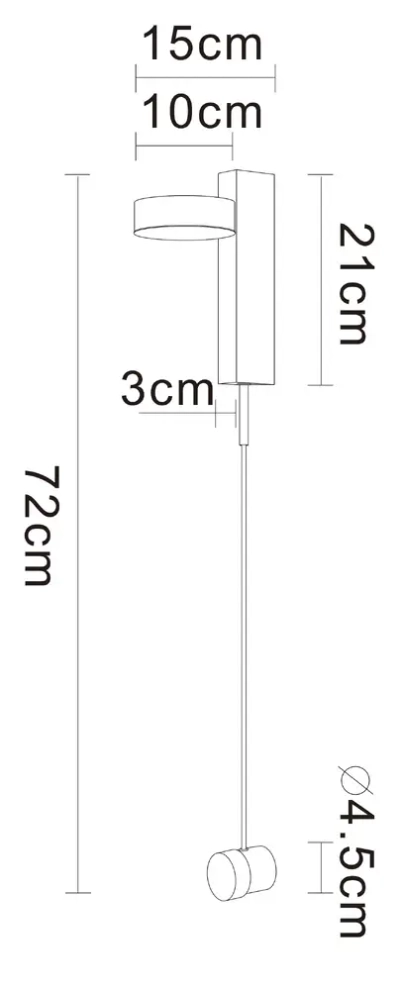 Настенный светильник Arte Lamp MIRACH A2142AP-10PB, 1хLED