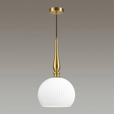 4766/1 PENDANT ODL21 491 белый/бронзовый Подвес E27 60W RUNGA