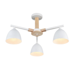 8095/3C MODERNI LN26 340 белый/белый металл, дерево/металл Люстра потолочная Е27 3*60W 220V COLANGE