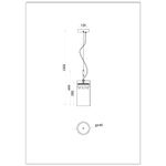 Подвесной светильник Arte lamp IDILLIO A2306SP-6GO, 1хLED