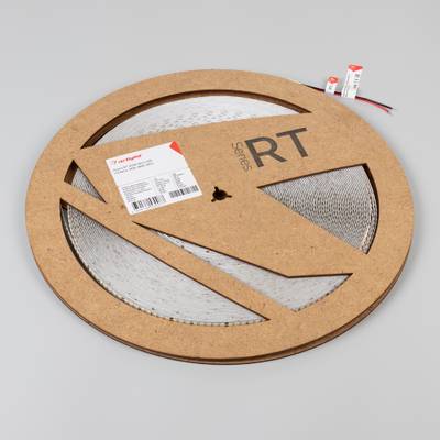 Лента RT-A160-8mm 24V Warm3500 (12 W/m, IP20, 2835, 50m) (Arlight, высок.эфф.150 лм/Вт)