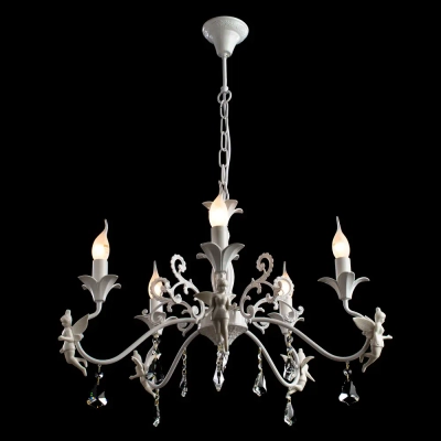 Подвесная люстра Arte Lamp ANGELINA A5349LM-5WH, 5хE14