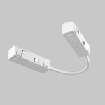 Коннектор питания угловой гибкий 15см Exility белый, TRA034CPC-42W-15-1. TM Maytoni