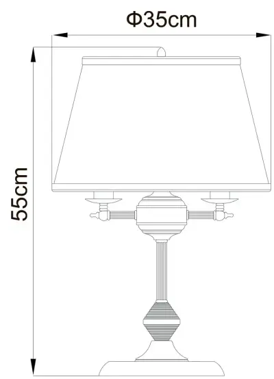 Декоративная настольная лампа Arte Lamp ALICE A3579LT-3AB, 3хE14