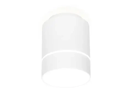 Накладной светодиодный точечный светильник TN256 WH/S белый/песок LED 4200K 7W D80*135