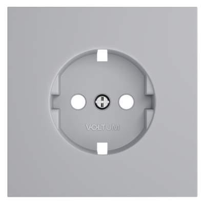 VLS000616 Накладка для розетки с заземлением, S70 (серый). (ТМ Maytoni)