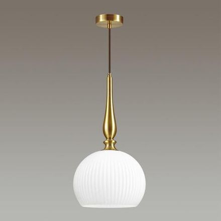 4766/1 PENDANT ODL21 491 белый/бронзовый Подвес E27 60W RUNGA