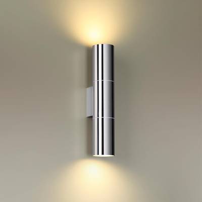 4281/2WA HIGHTECH ODL22 375 хром/металл Настенный светильник IP44 LED E27 max 2*7W BAZEL