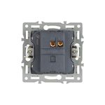 Механизм выключателя одноклавишный непроходной SWT-MK01-PL-GR (250V, 16A) (Arlight, -)