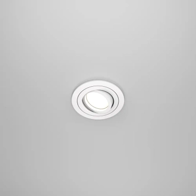 Встраиваемый светильник Атом / Atom 1*GU10 10 Вт, DL023-2-01W. TM Maytoni