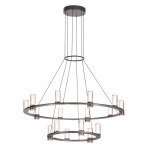 7143/110L HIGHTECH ODL26 513 светильник темный никель/акрилл/металл IP20 LED 93W 5960Лм 3000K 220V DEFANCE