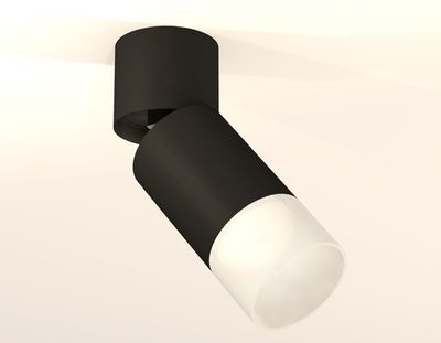 Комплект накладного поворотного светильника XM6313083 SBK/BK/FR черный песок/черный/белый матовый MR16 GU5.3 (A2221, C6313, N6252)