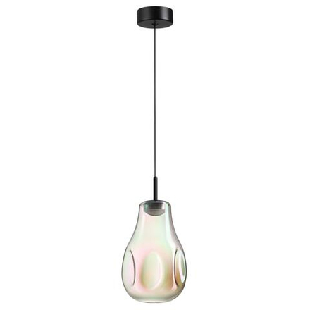 5098/4LB PENDANT ODL25 365 черный/бензиновый/металл/стекло Подвес LED 4W 4000K 388Лм NAVE