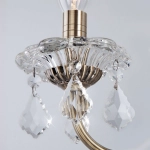 Бра с хрусталем 3281/2 античная бронза / прозрачный хрусталь, E14х2