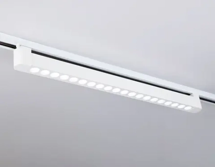 Светильник светодиодный трековый однофазный GL6718 WH белый IP20 40W 4200K 24° 590*35*57