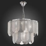 SLE1125-103-07 Люстра подвесная Хром/Прозрачно-Дымчатый E14 7*40W