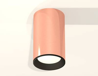 Комплект накладного светильника XS6326002 PPG/SBK золото розовое полированное/черный песок MR16 GU5.3 (C6326, N6102)