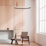 SL6131.403.12 Светильник подвесной ST-Luce Черный/Черный, Терракотовый LED 1*12W 4000K