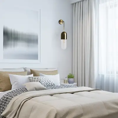 690511 Бра RAMO 1х40W E27 БРОНЗА/ПРОЗРАЧНЫЙ Lightstar