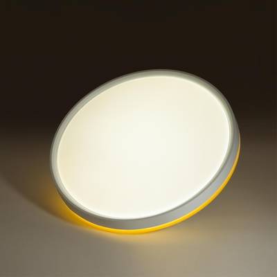 7709/EL COLOR SN 100 Светильник пластик/желтый LED 70Вт 3000-6000К D500 IP43 пульт ДУ KEZO YELLOW