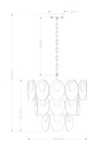Подвесная люстра Arte Lamp ROSABELLA A4067LM-7CC, 7хE14