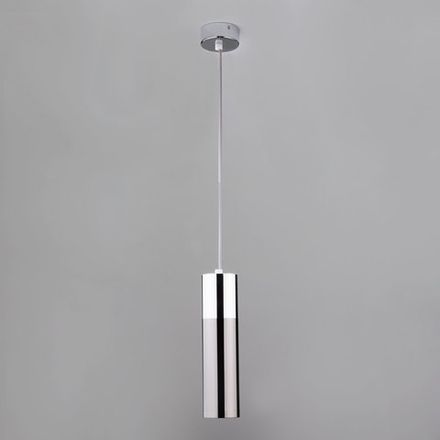 Подвесной светодиодный светильник в стиле лофт 50135/1 LED хром / черный жемчуг