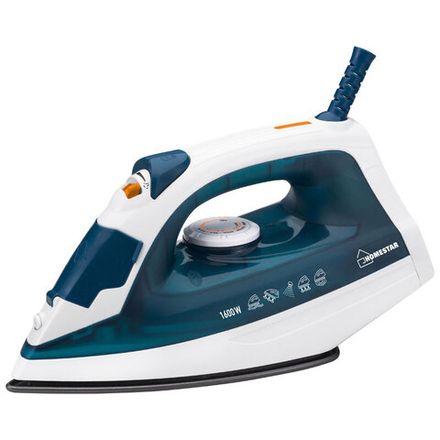 Утюг HOMESTAR HS-4004  голубой (1600Вт, пар, спрей, паровой удар, стальная подошва)