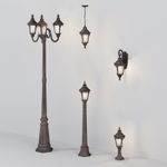 Настенный светильник (бра) Goiri E27х1, IP44, O029WL-01BZ. TM Maytoni