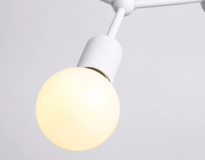 Потолочный светильник в стиле лофт TR8031/4 WH белый E27*4 max 40W D670*440