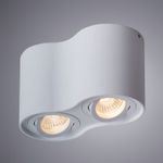 Точечный накладной светильник Arte Lamp FALCON A5645PL-2WH, 2хGU10