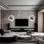 Бра Crystal Lux BILBAO AP10W LED D300 WHITE 0263/410