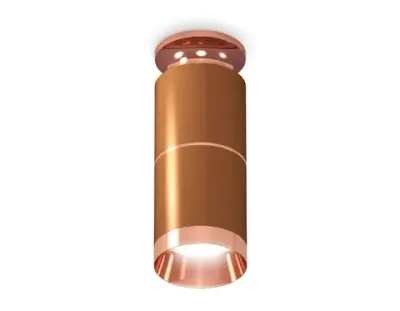 Комплект накладного светильника XS6304210 SCF/PPG кофе песок/золото розовое полированное MR16 GU5.3 (N6906, C6304, A2063, N6135)